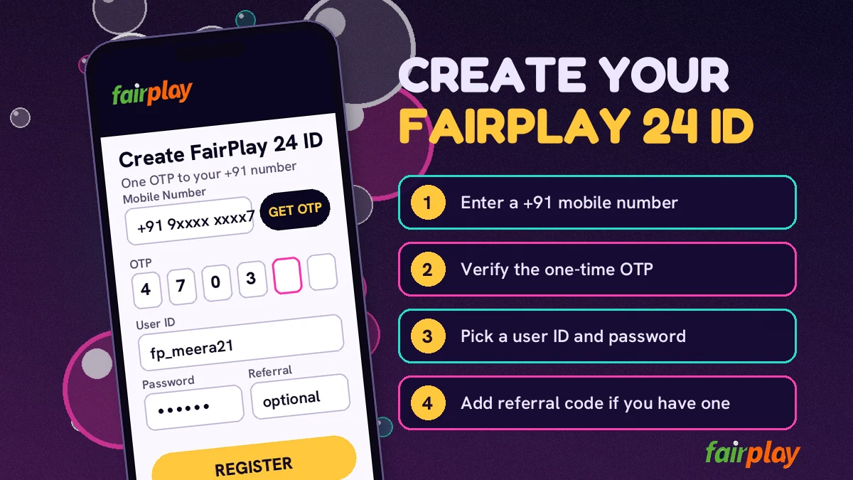 FairPlay 24 welcome offer credited after first deposit